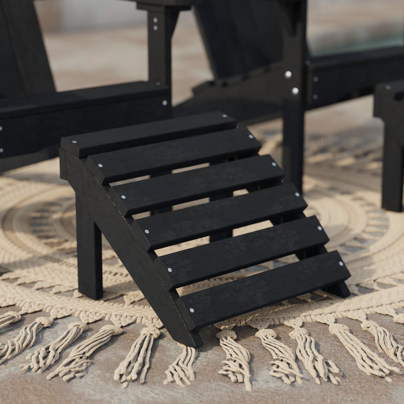 Repose-pieds classique, Noir