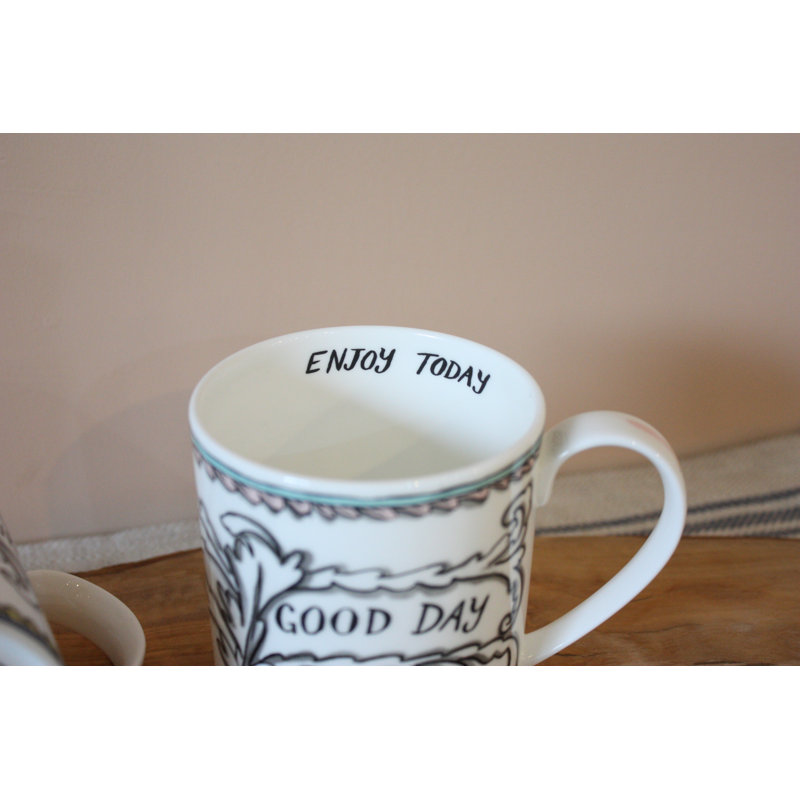 Enjoy Bone China Coffee Mug