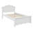 Wood Platform Bed with Headboard