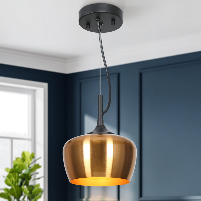 Luminaire suspendu pour îlot de cuisine 1 lumière Justyce