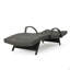 Chaise longue en osier avec accoudoirs Pe