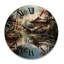 Horloge murale en bois massif Narding-1900329873