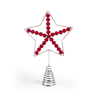 3'' Fabric Astrology & Stars Tree Topper