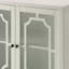 Console blanche avec 2 portes