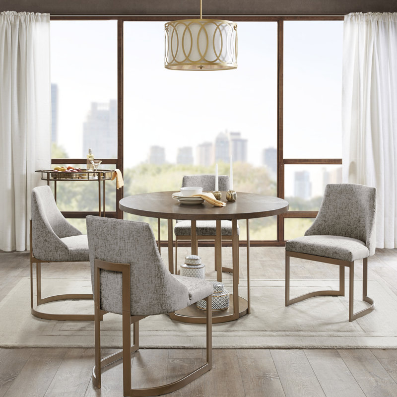 Bryce Upholstered Dining Chair (Set of 2), Gray
