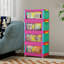 Stackable Plastic Storage Cabinet With Wheels-1543872915