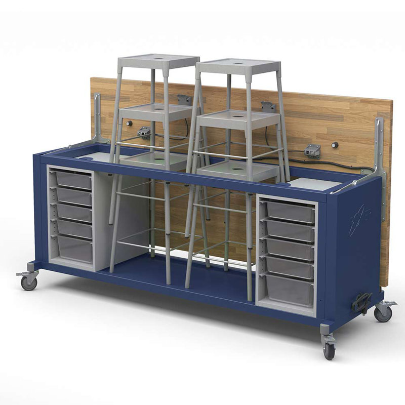 Table rover avec plateau escamotable Explorer, Navy