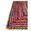 Tapis jaune / rose en coton tressé à la main Marcantel-1735709327