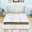 Lit escamotable en bois avec port USB et grand tiroir Isaure-32655181-32655176