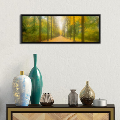 Chemin de chemin de fer, Allemagne, reproduction de photo panoramique sur toile
