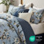 Édredon toutes saisons à motif floral très grand réversible 7 pièces, standard 100, taille facile d'entretien, 7 pièces, lavable à la machine