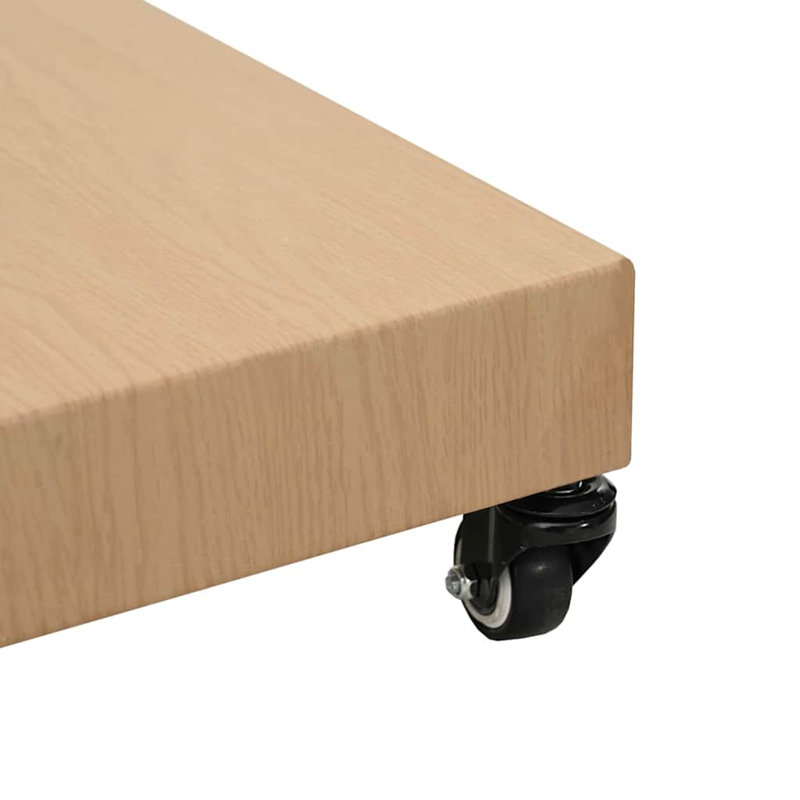 Steel Umbrella Base, Light Wood
