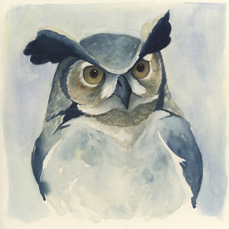 Midnight Aves I, H 30 po x l 30 po x P 1 po