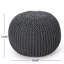 Pouf rond en coton Bordeaux-106806383-115747807