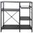 35.4'' Steel Standard Baker's Rack with Microwave Compatibility