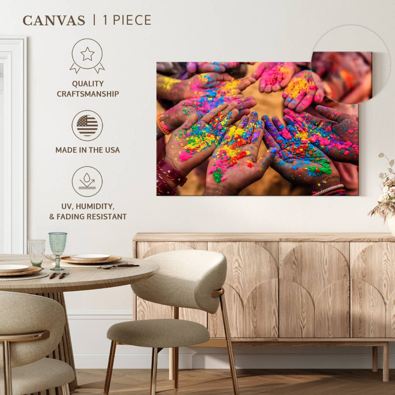 Lelend Holi Hands, 32" H x 48" W