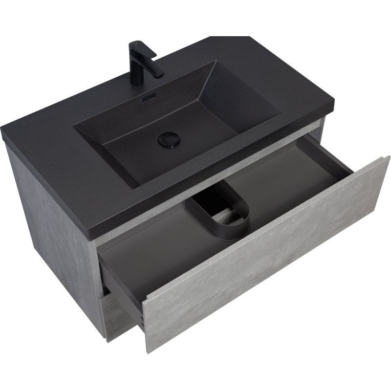 Meuble-lavabo flottant avec lavabo Zachary