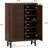 Modern 6-Tier Shoe Cabinet With Louvered Doors,  For Organized And Stylish Storage Solutions-1810863061