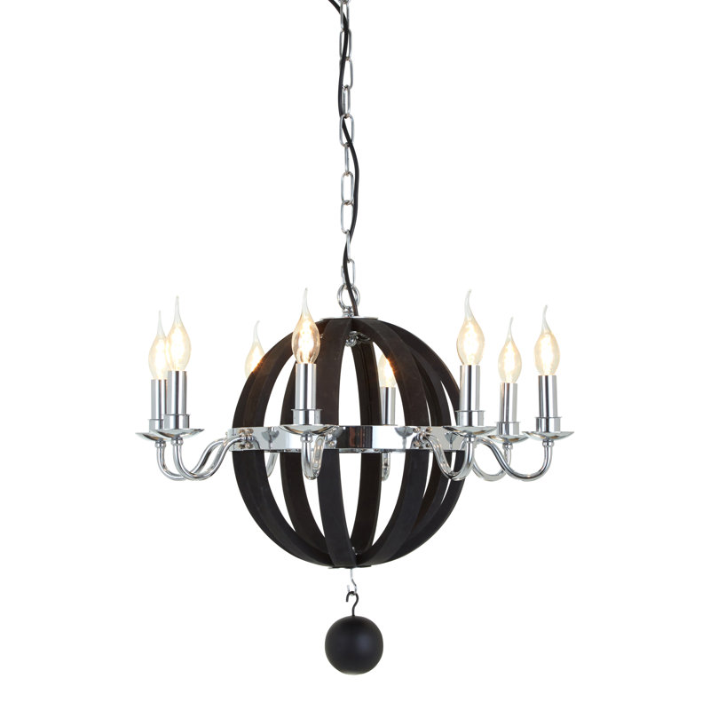 Madrona 8 - Light Candle Style Chandelier