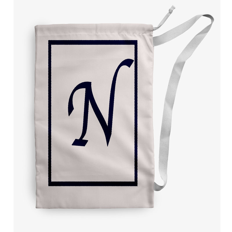 Sac à linge Monogram, Petit (H 29 po x l 18 po), Ivoire