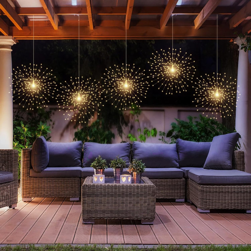 12 " LED Twinkling and Dimming Outdoor String Lights