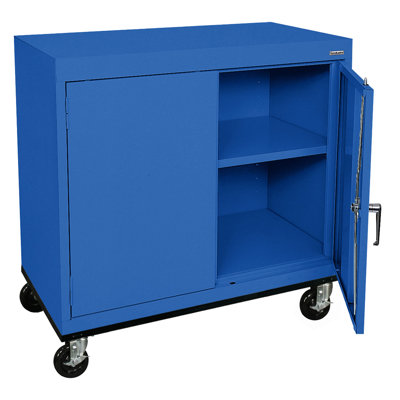 Transport 2- Shelf Storage Cabinet by Sandusky Cabinets