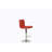 BAR STOOL In Red, Chrome