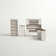 Huckins 5 L-Shaped Computer Desk Office Set