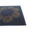 Tapis carré bleu marine Otto