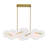 Nuvola Dimmable LED Modern Linear Chandelier-51401408