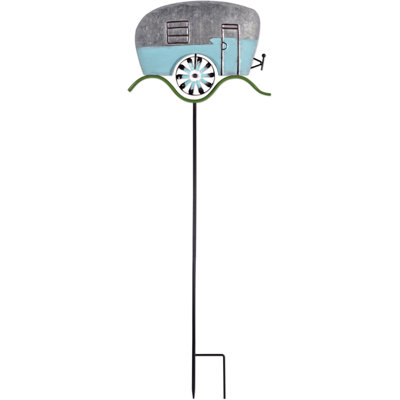 Gracie-Jo Metal Transportation Garden Stake