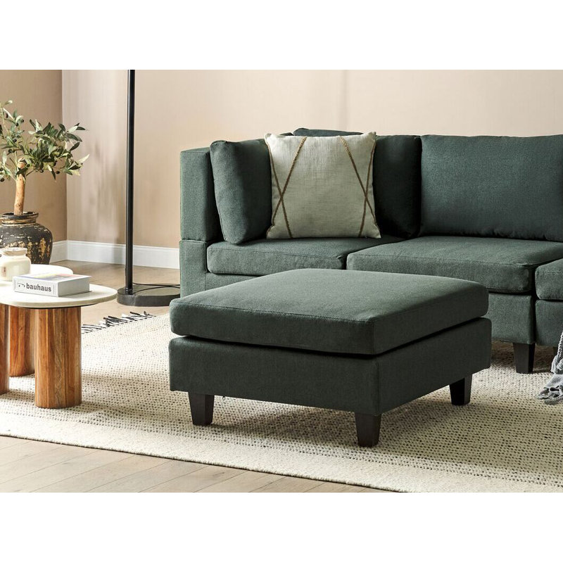 UNSTAD 76cm Wide Solid Colour Standard Ottoman, Dark Green
