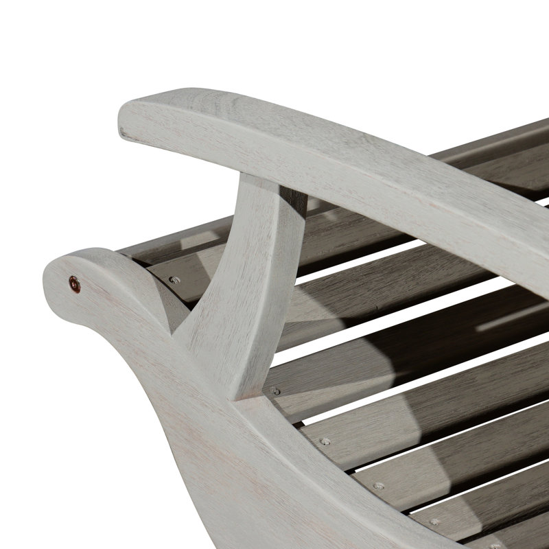 Chaise d'extérieur Driftwood, Gris