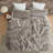 Coma Inducer Faded Zebra Taupe Oversized Comforter Set-94522416