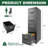 4 Drawer File Cabinet With Lock Metal Vertical File Cabinet Office Home, A4 Legal/Letter Size Narrow File Cabinet Locked,Assembly Required-341019575