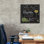 «Wine Chalkboard 3» par Fiona Stokes-Gilbert, art mural sur toile