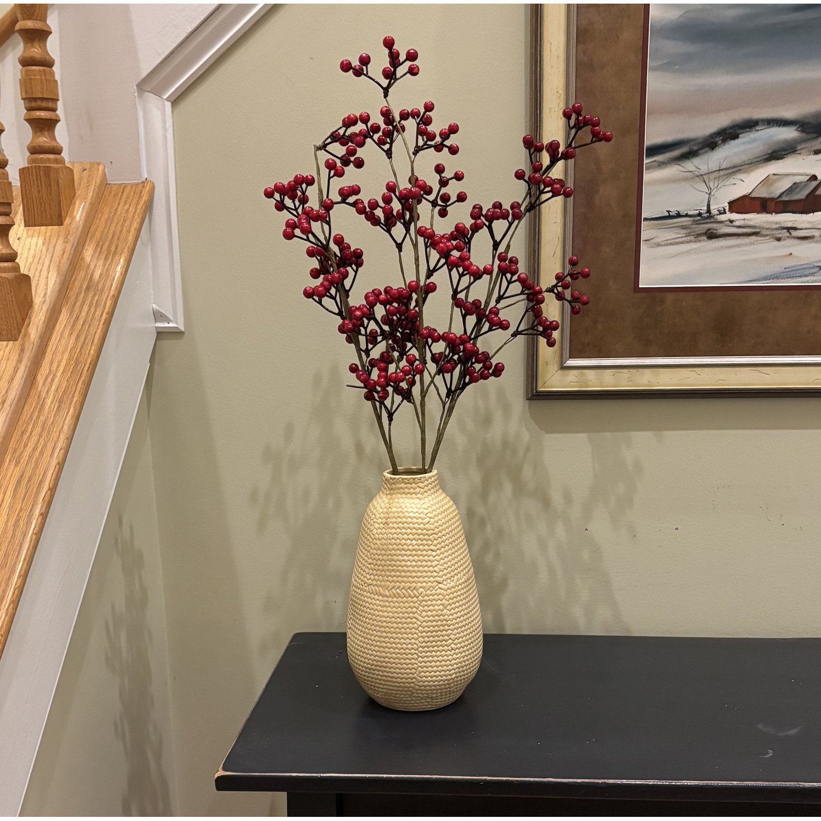 Red Berry Floral Stems