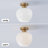 Single Light Frosted Glass Semi Flush Mount-503852212-503852209
