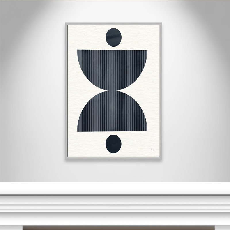 Eclipse II by Susan Jill, 41.5" H x 29.5" W x 0.75" D, Matte Silver Framed