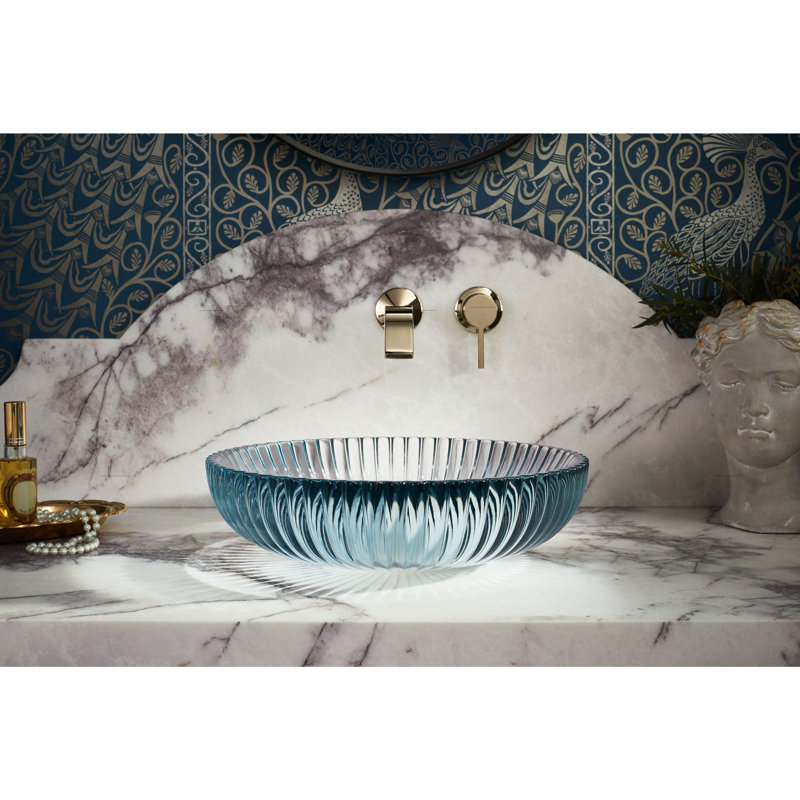 Salute Vessel Bathroom Sink, Ice