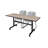 Nicklos Flip-Top Training Nesting Table, 2 Zeng Stack Chairs-32668092-32668108