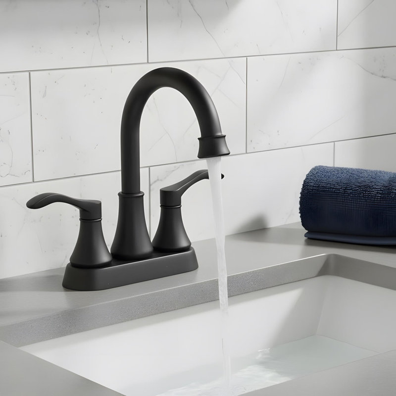 Modern Bathroom Sink Faucet with 2 Handles