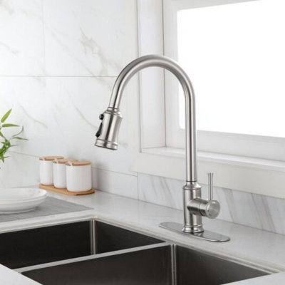maxbrass Pull Down Touch Kitchen Faucet