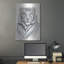 Art mural en métal «White Tiger I» par Tim O'Toole-101629251