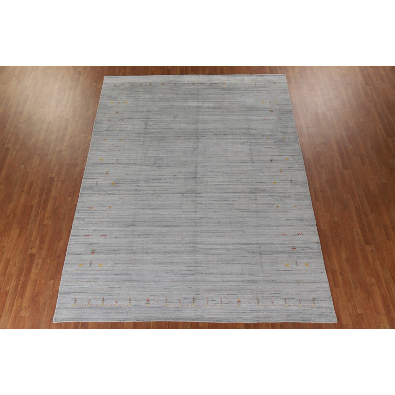 Tapis rayé Gabbeh 9 x 12