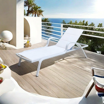 Adjustable Outdoor Lounge Chair Outdoor Chaise Lounge
