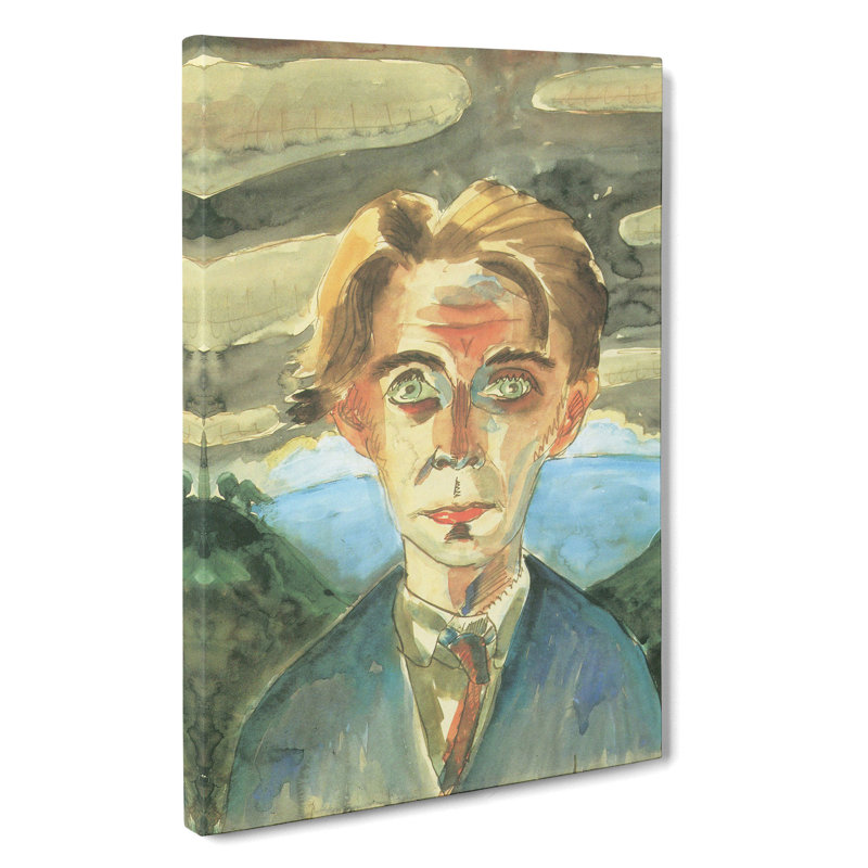 Self-Portrait Vol.3 by Walter Gramatte - Wrapped Canvas Painting, 76cm H x 50cm W x 3cm D