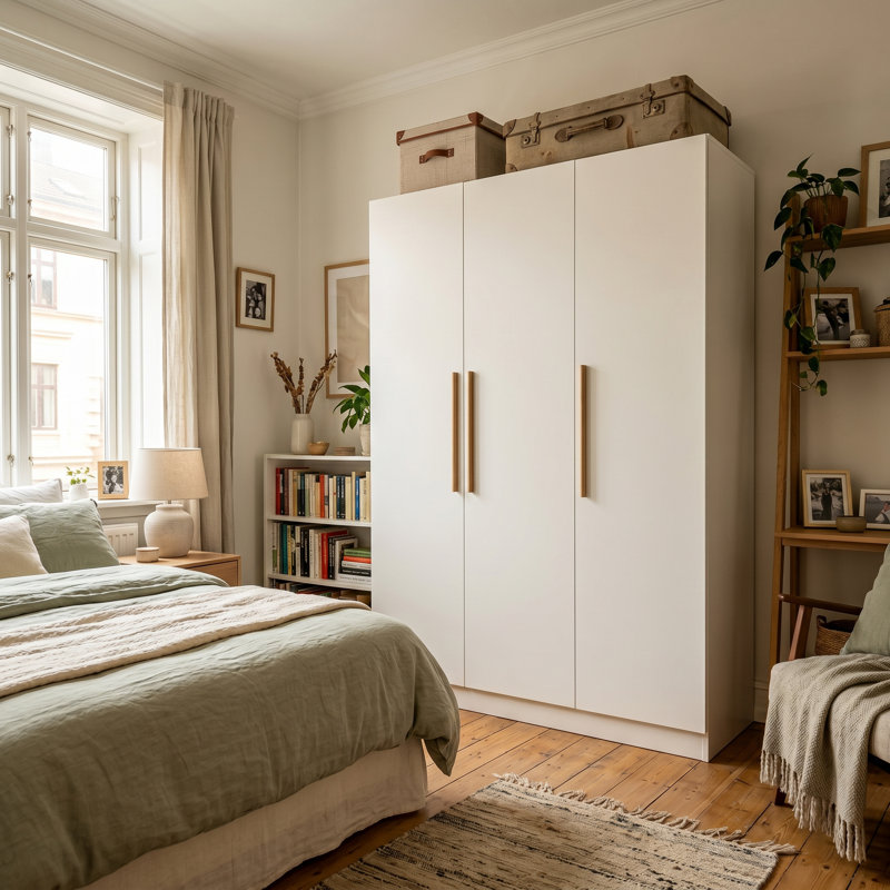 Aanay Armoire, White