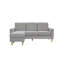 Valenzo Compact Reversible Chaise Sofa Modern 3-Seater L-Shaped Fabric Sofa-455189842