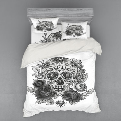 Sugar Skull Duvet Cover